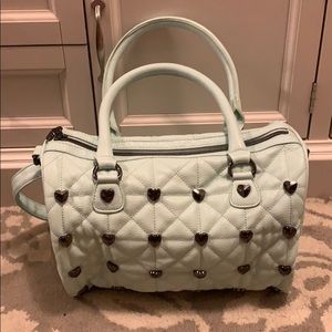 Turquoise Betsy Johnson purse